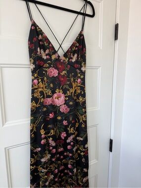 Alice + Olivia Milta Floral Mermaid Slip Dress - Size 8